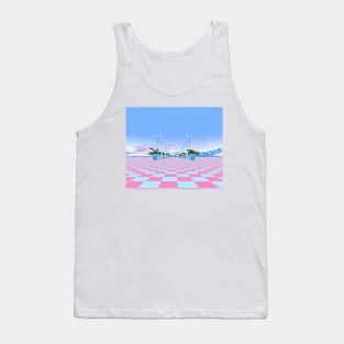 Vaporwave Landscape Tank Top